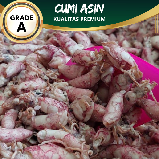 

Baby Cumi Asin Kering Rebus Grade A Medan Premium Super Termurah 250gr