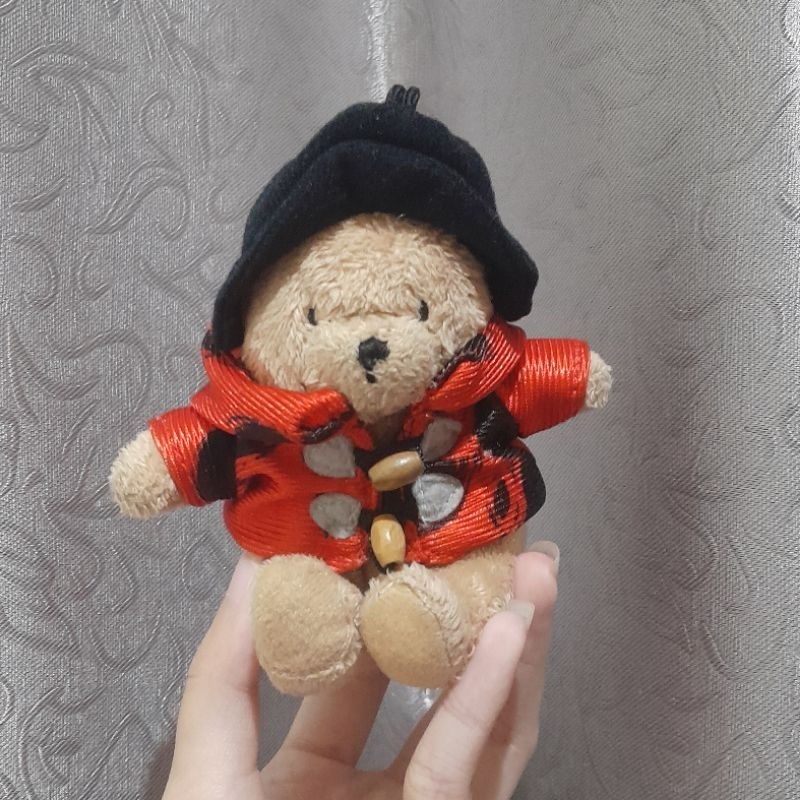 Ganci Boneka Beruang Kostum (Paddington) ORI