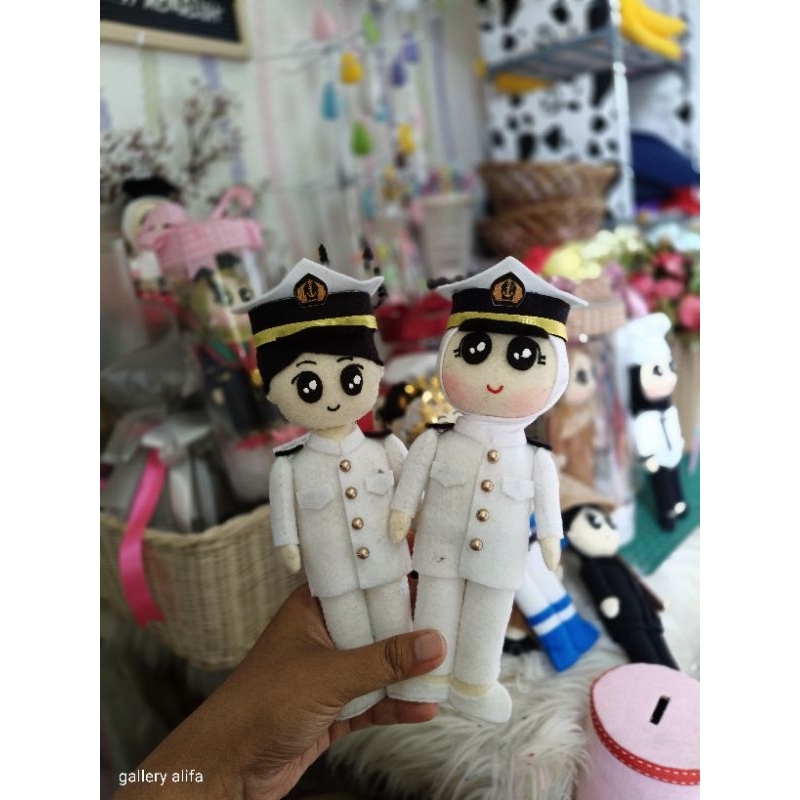 boneka profesi TNI AL