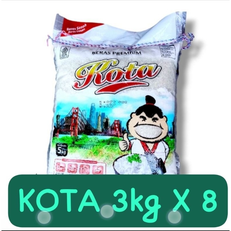 

BERAS KOTA 3KG & PINPIN 3KG 8PCS