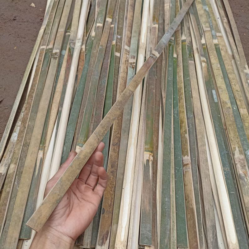Bilah bambu ukuran 50cm/bilah bambu