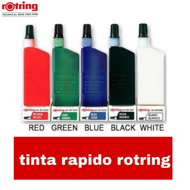 

tinta rapido rotring 23ml