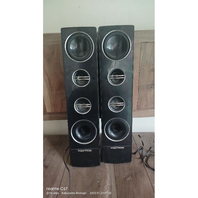 salon tower speaker polytron pasif tanpa kaki