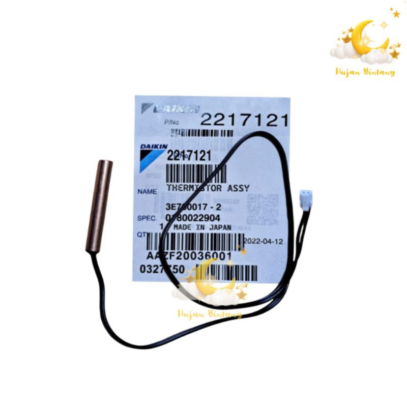 Thermistor AC Daikin Thailand Original 0.5PK 3/4PK 1PK Soket Sensor Kecil 15Kilo Ohm / Termistor AC 
