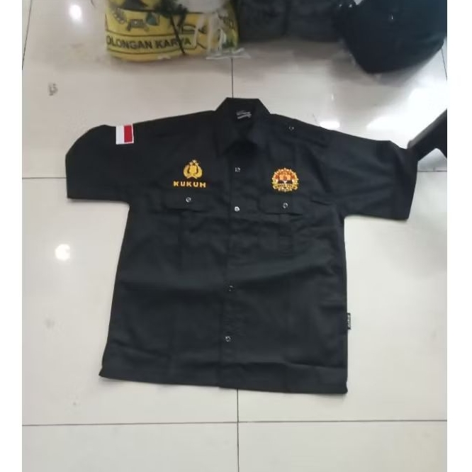 lengan pendek kemeja Humas polri pdh Humas polri seragam Humas polri pakaian Humas polri baju Humas 