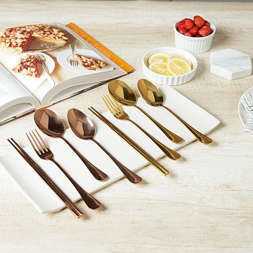 IDEALIFE - Royal Cutlery Set - Peralatan Makan - IL-173a (24pcs)