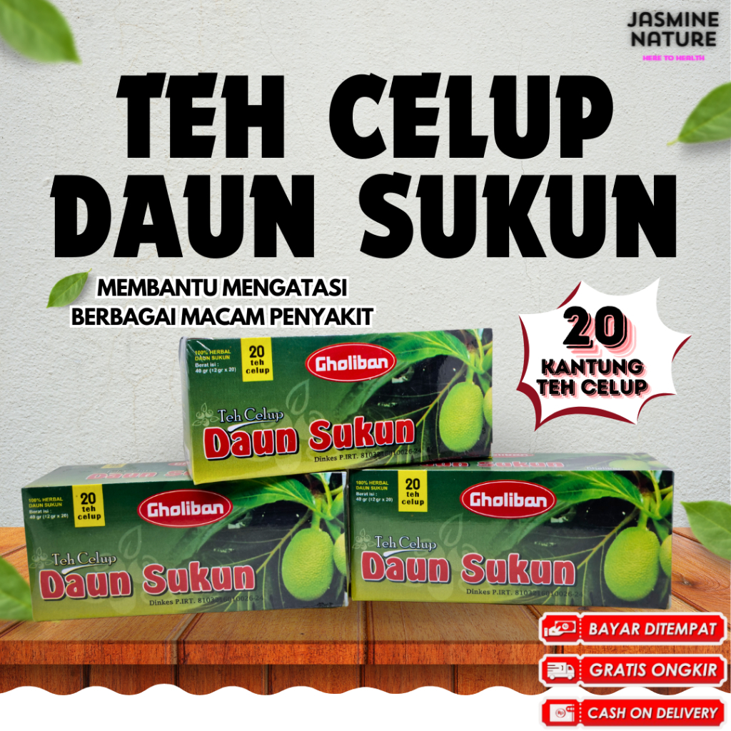 

TEH CELUP DAUN SUKUN GHOLIBAN ISI 20 KANTONG