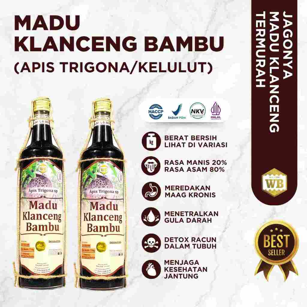 

WB Wild Bee - Bundling 2 Pcs Madu Klanceng Bambu / Lebah Apis Trigona - Wild Bee - Beli 10 Gratis 1