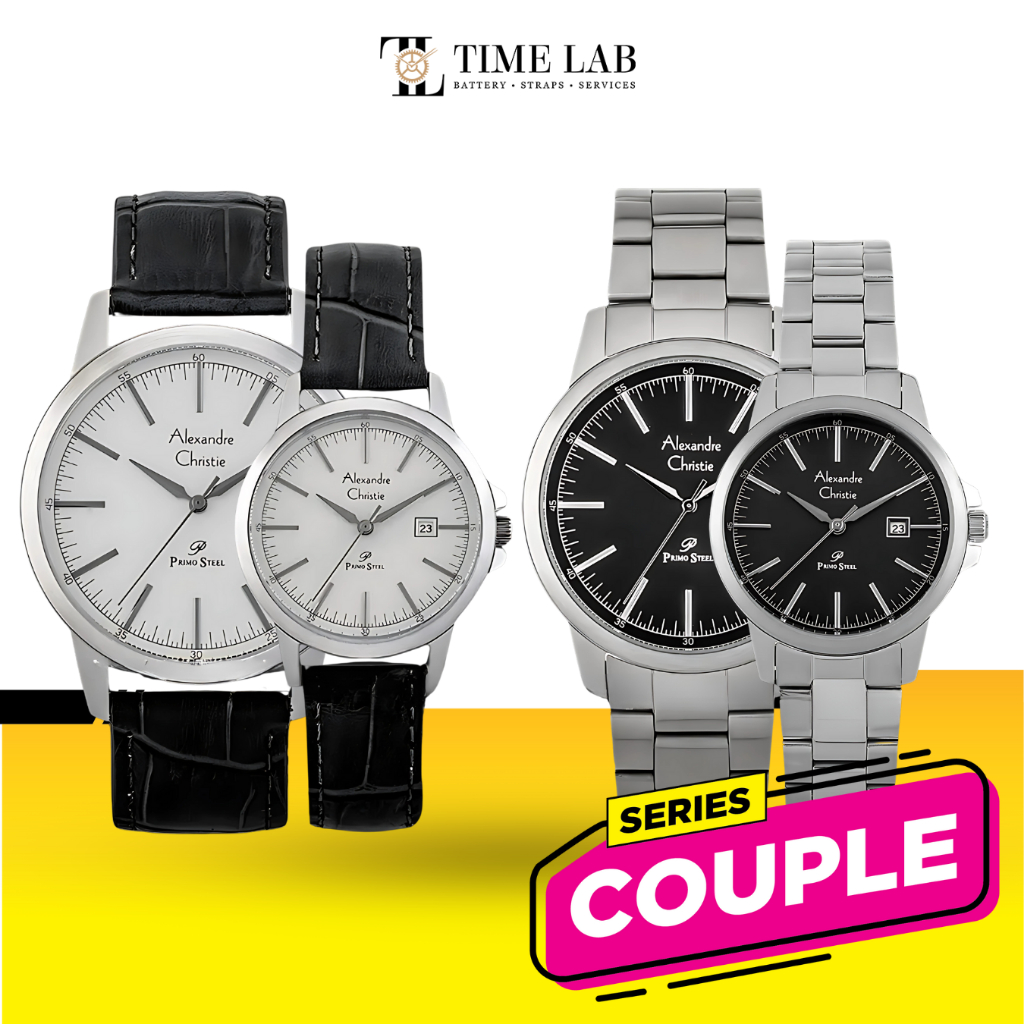 JAM TANGAN ALEXANDRE CHRISTIE COUPLE AC1008 / AC 1008 / AC1008LD / AC1008MD ORIGINAL