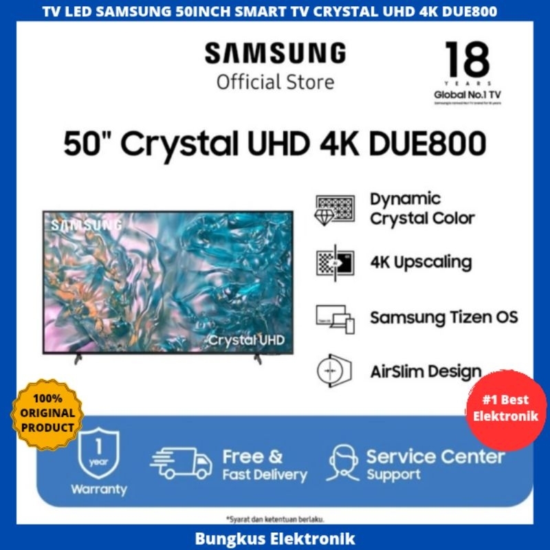 TV LED SAMSUNG 50INCH SAMSUNG SMART TV UHD 4K 50DUE800 TV SAMSUNG 50INCH