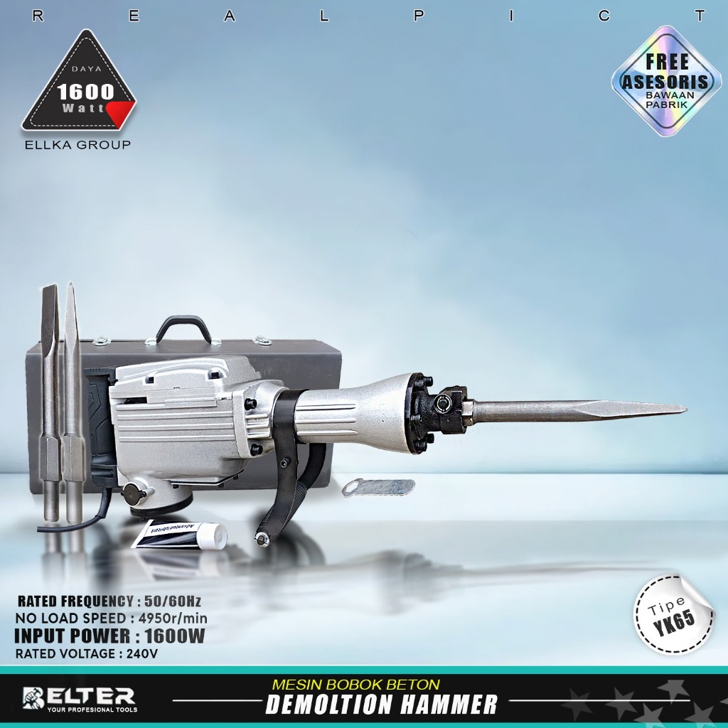 Mesin Jack Hammer Bobok Beton PH65 Demolition Hammer PH 65