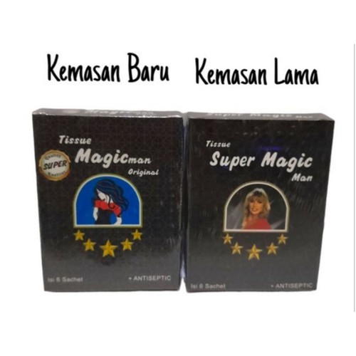 Joa Craft Tisu Magic Box Isi 6 Sachet / Tissue Magicman Super Magic Original / Sutra Tisu Plus