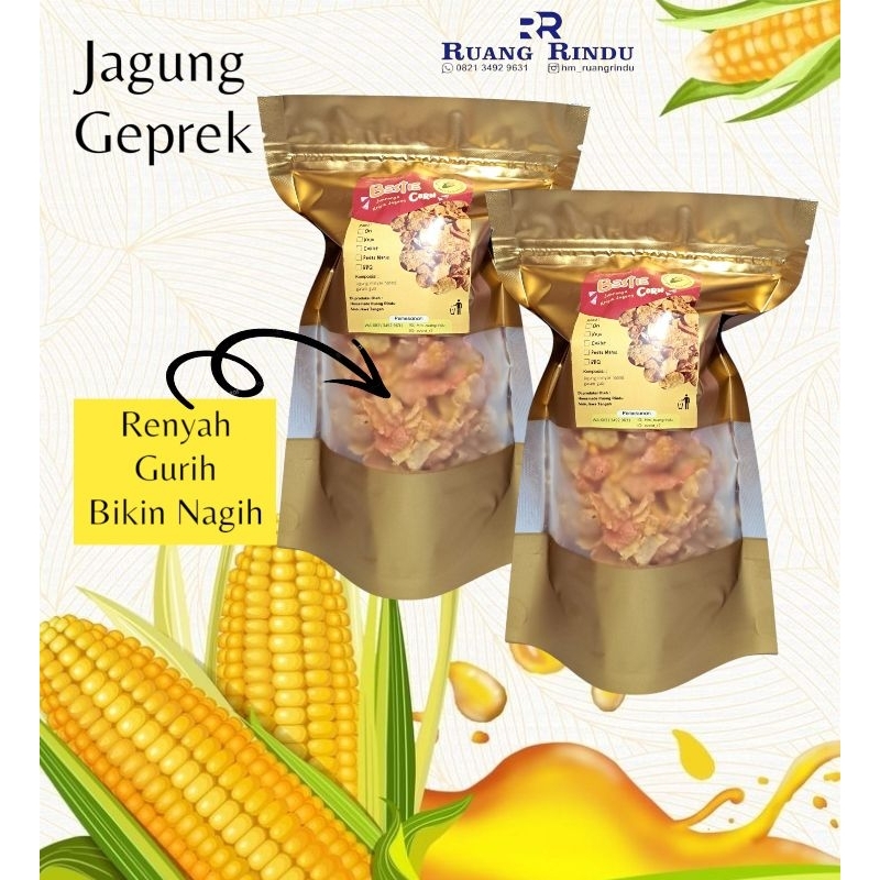 

JAGUNG GEPREK / EMPING JAGUNG / ANEKA RASA / BY: HM_RUANG RINDU