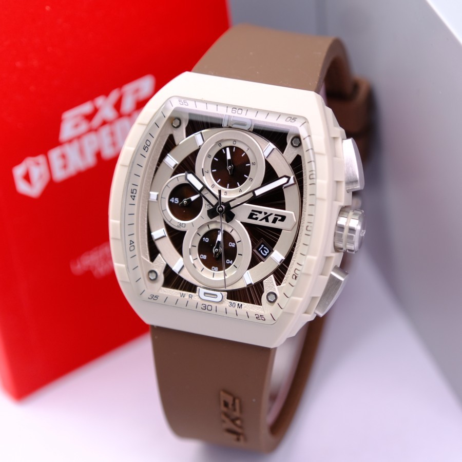 ORIGINAL Jam Tangan Pria Expedition E 6782 / E6782 / 6800 Garansi 1 Tahun - Tali Rubber