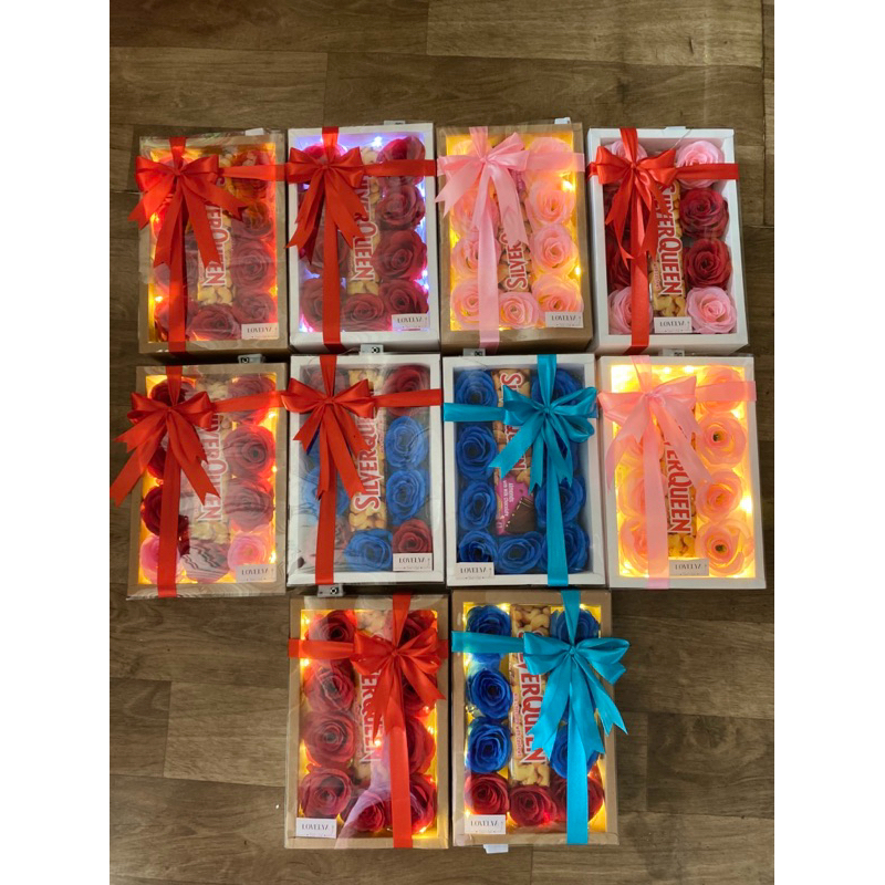 

Flowers box coklat / kado valentine / valentine gifts