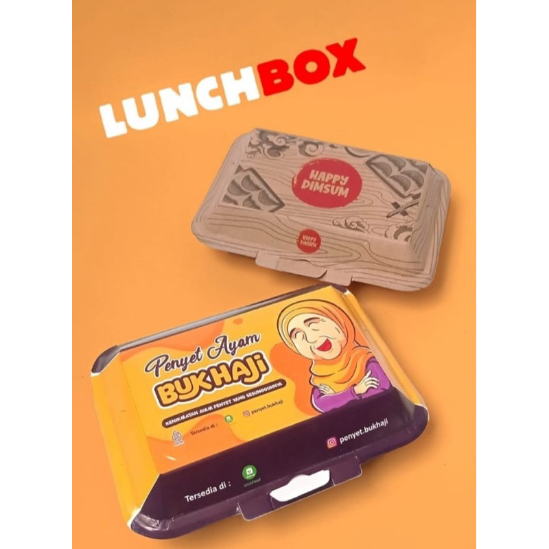 kemasam lunch box / kemasan box makanan / kemasan dus makanan / print kemasan makanan