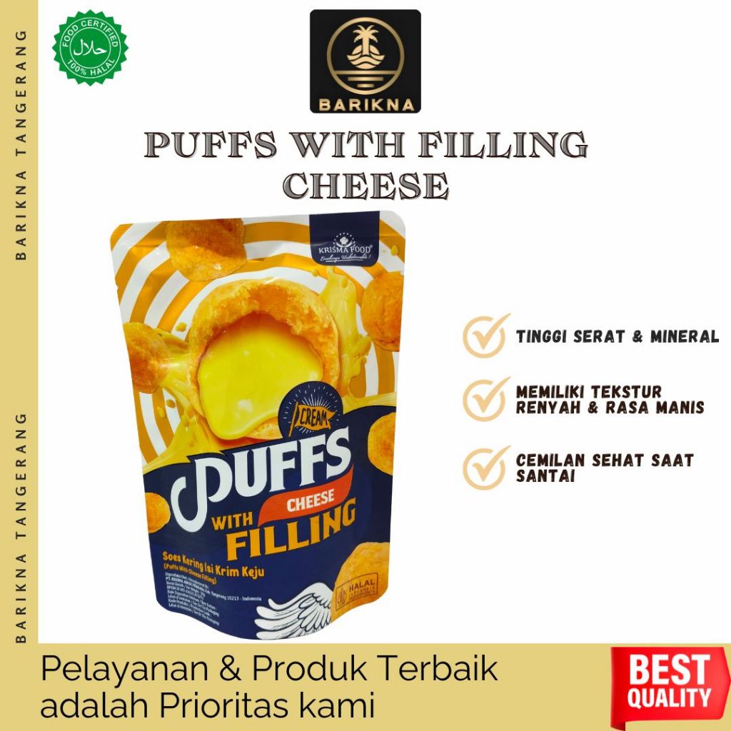 

PUFFS WITH FILLING CHEESE