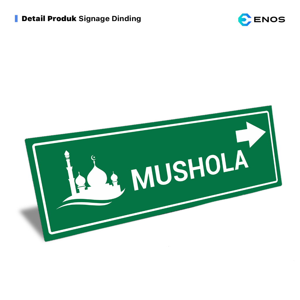 

HJK SIGN SIGNAGE MUSHOLA AKRILIK PRINT UV ANTI AIR PREMIUM 30 X 10 CM / PAPAN TANDA ACRYLIC