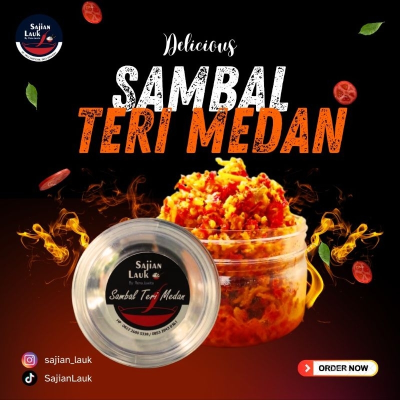 

Sajian Lauk Sambal Teri Medan