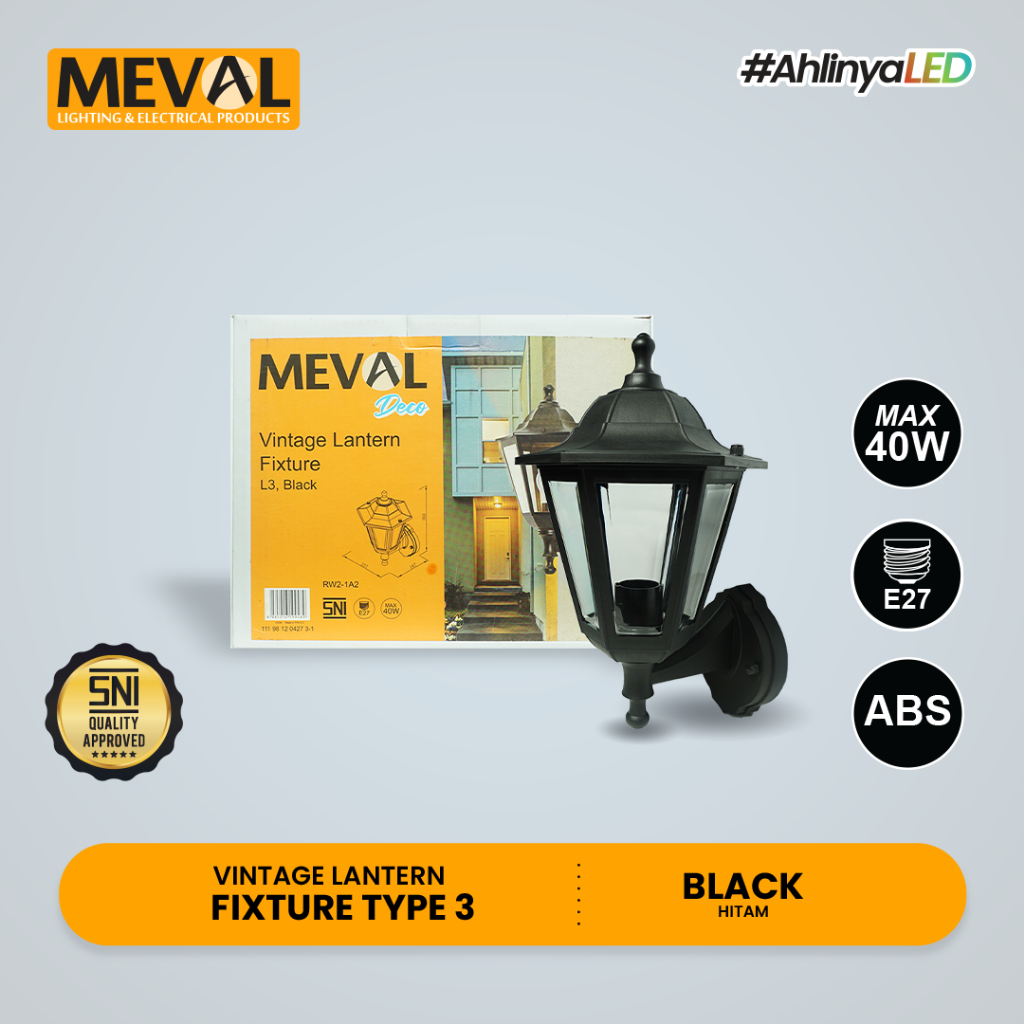MEVAL Rumah lampu dinding Wall Lamp model Lentera