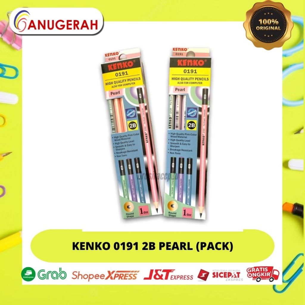 

KENKO 0191 2B PEARL PENSIL (PACK)