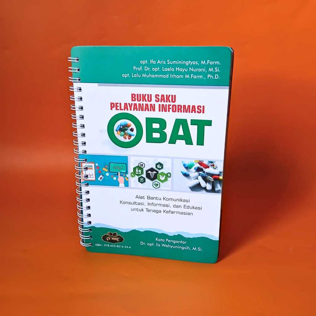 Edisi Terbaru Buku Saku Pelayanan Informasi Obat Jilid Spiral - Buku Saku PIO- Buku Farmasi