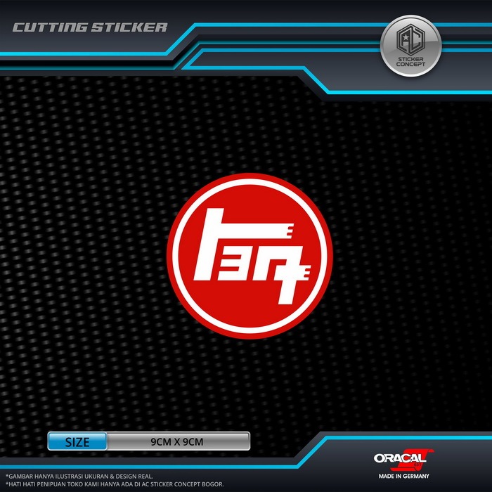 Cutting Sticker Toyota Japan Logo Jdm Stiker Kaca Body Mobil