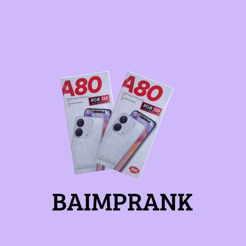 ITEL A80 RAM 4/128 NEW