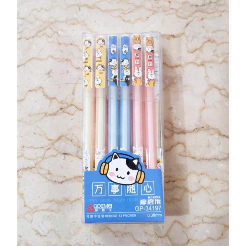 

ERASABLE PEN (Pulpen Bisa Dihapus Warna Lucu)