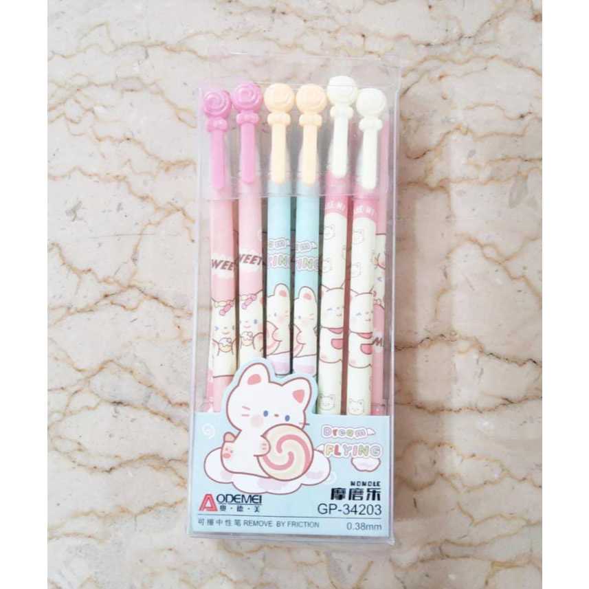 

ERASABLE PEN / Pulpen Bisa Dihapus Warna Lucu GP- 34203