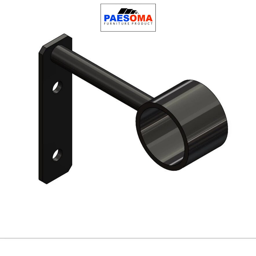 GANTUNGAN JEMURAN BESI UJUNG PIPA