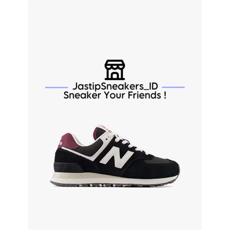 New Balance 574 Women's Sneakers Shoes - Black