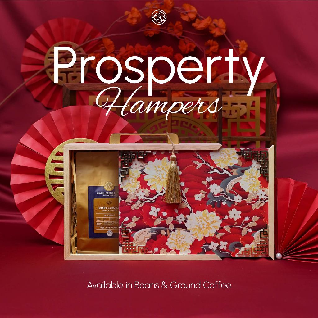 

Kopi Panga Tilu Prosperity CNY Hampers Luwak Roasted Coffee Beans Series | Hampers Biji Kopi Premium 200 gr | Kopi Biji Arabica Pangalengan