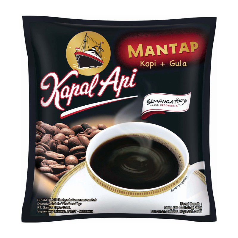 

Kapal Api Mantap Kopi + Gula