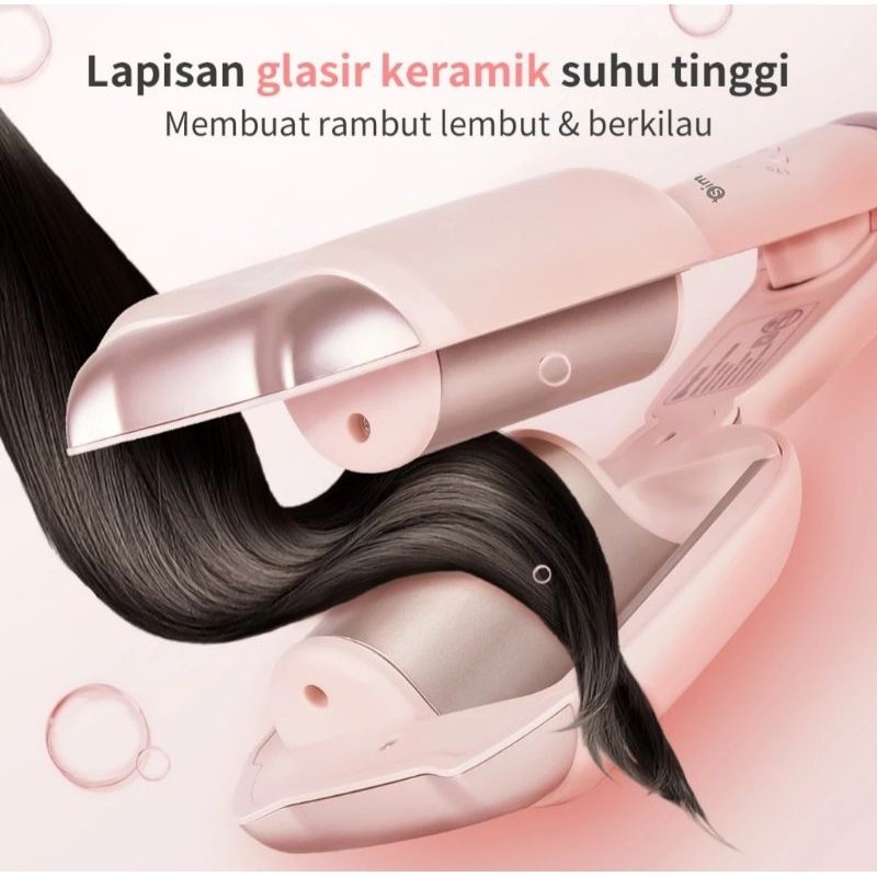 Catokan Rambut Keriting Curly Wave Mermaid EGG ROLL Alat Catok Gelombang / Catokan Rambut Gelombang