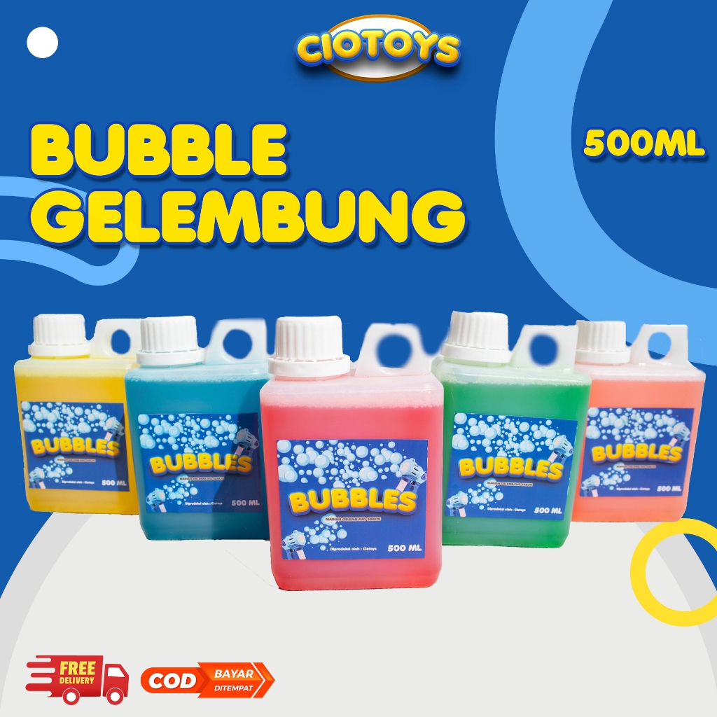 Isi Ulang Gelembung Balon Sabun / Refill Gelembung Sabun / Balon Bubble 500 Mililiter