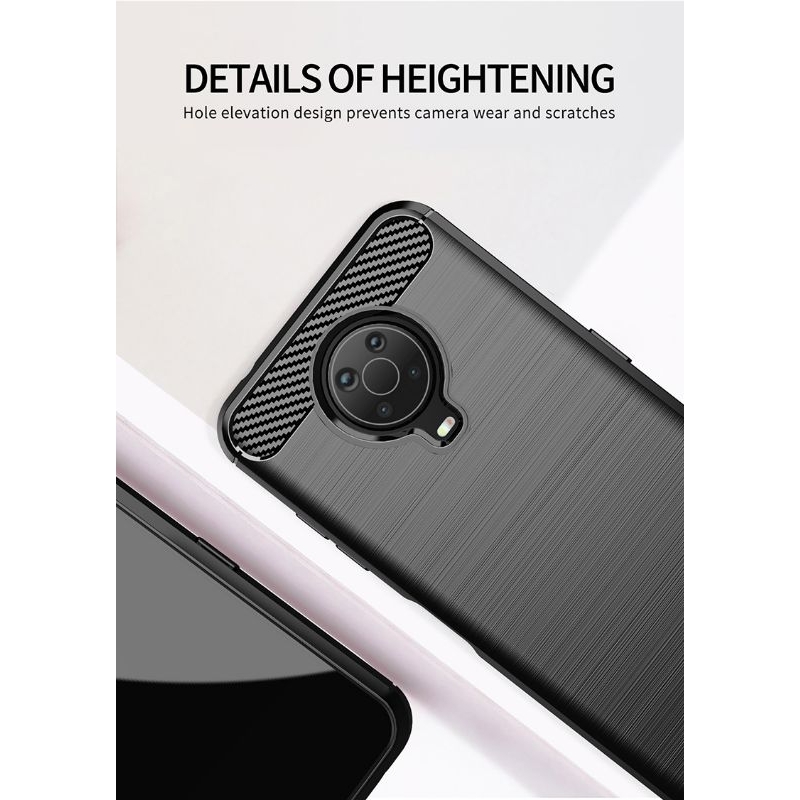 SOFTCASE SLIM FIT NOKIA G10 G20 SILIKON CASING FIBER MULTI CASE CARBON RUGGED