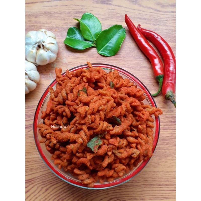 

Makaroni Spiral Pedas Daun Jeruk 500gr