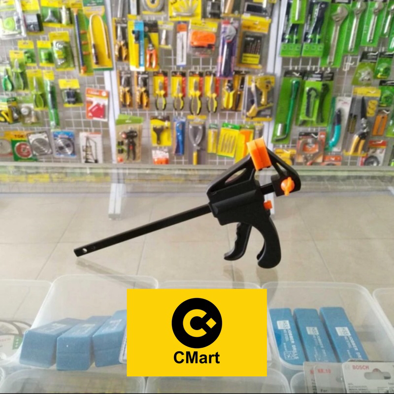 CLAMP F RATCHET 4" RRT KLEM CATOK PENJEPIT JEPIT BAIS KAYU BESI CMart