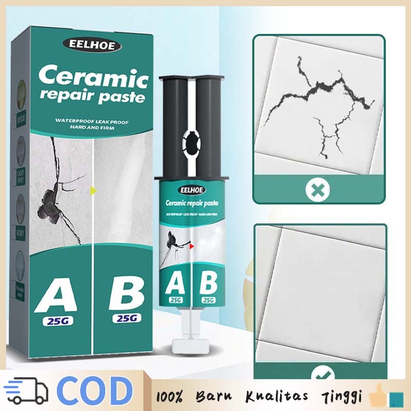Keramik Retak Penambal Keramik Retak Perbaikan Keramik AB Lem Keramik Lantai Pecah