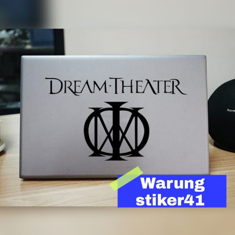 stiker laptop dream theater sticker cutting murah