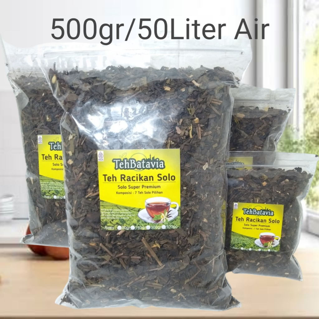 

Promo Racikan Es Teh Solo 500gr 7 teh racikan es teh Jumbo khas solo By TehBatavia