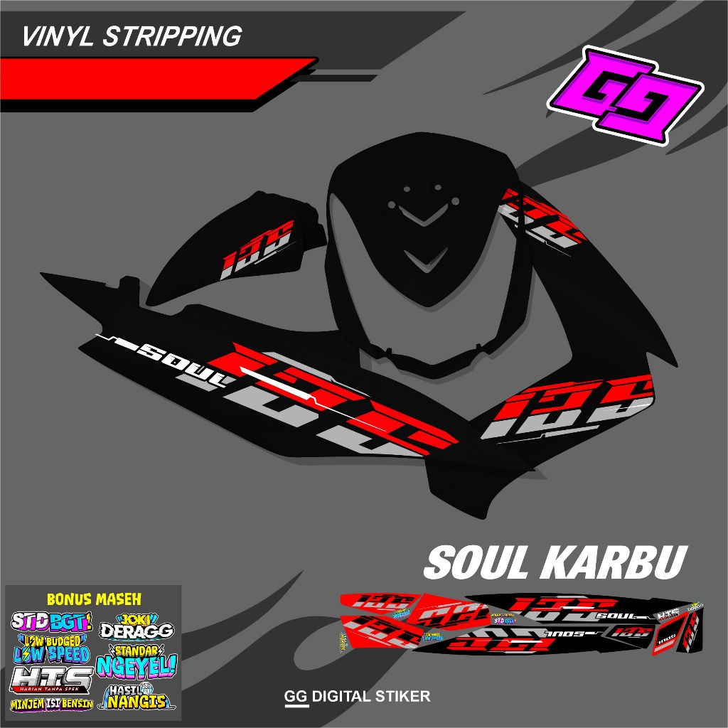 STRIPPING SIMPEL YAMAHA MIO SOUL KARBU VIETNAM STYLE 4