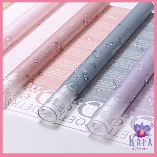 

20 Lembar Flower wrapping paper cellophane motif koran kertas buket bunga KB6058