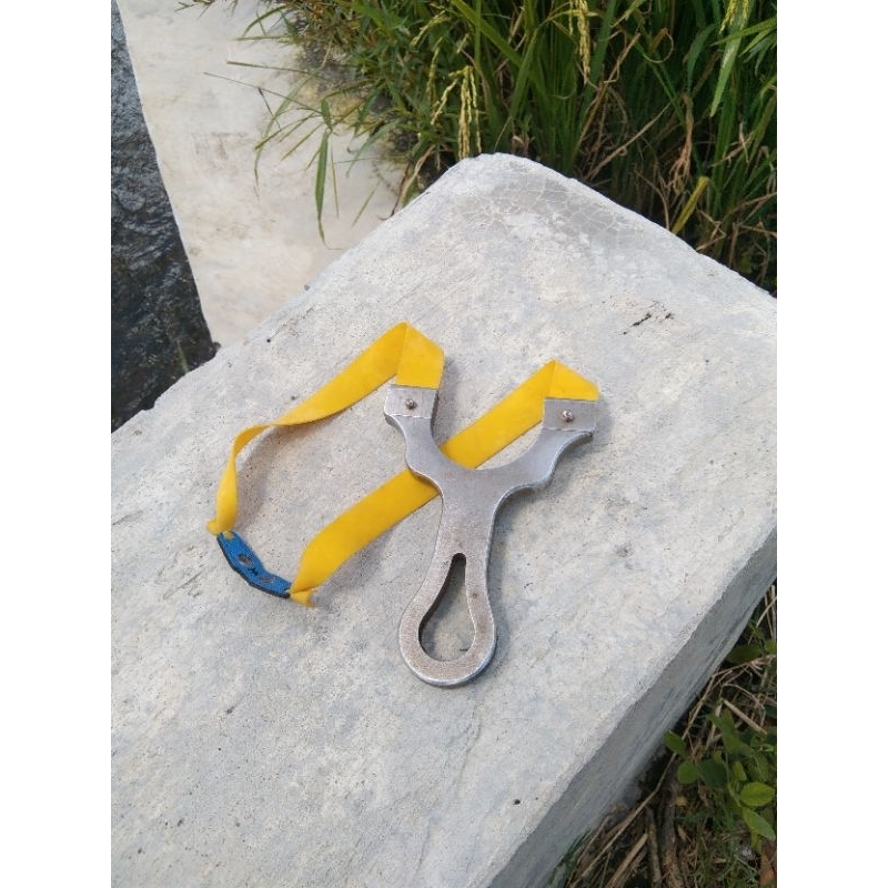 Ketapel Burung Piaoyu Metal plus karet flatband 1mm