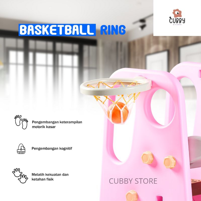 Perosotan Anak Ring Basket Slide JM 30208 Mainan Anak Mini Playground RB6