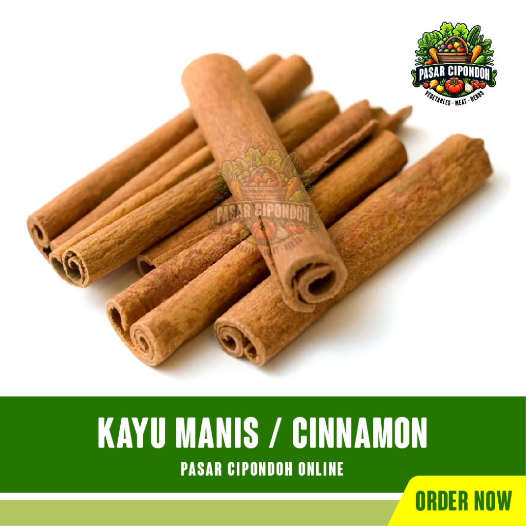 

Kayu Manis Batang Rempah Organik 1 Pack / Cinnamon Stick - Pasar Cipondoh Tangerang