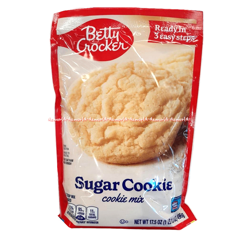 

Betty Crocker 496gr Sugar Cookie Mix Premix Instant Tepung Kue Instan Membuat Kue Cookies Bety Kroacker Bety Beti