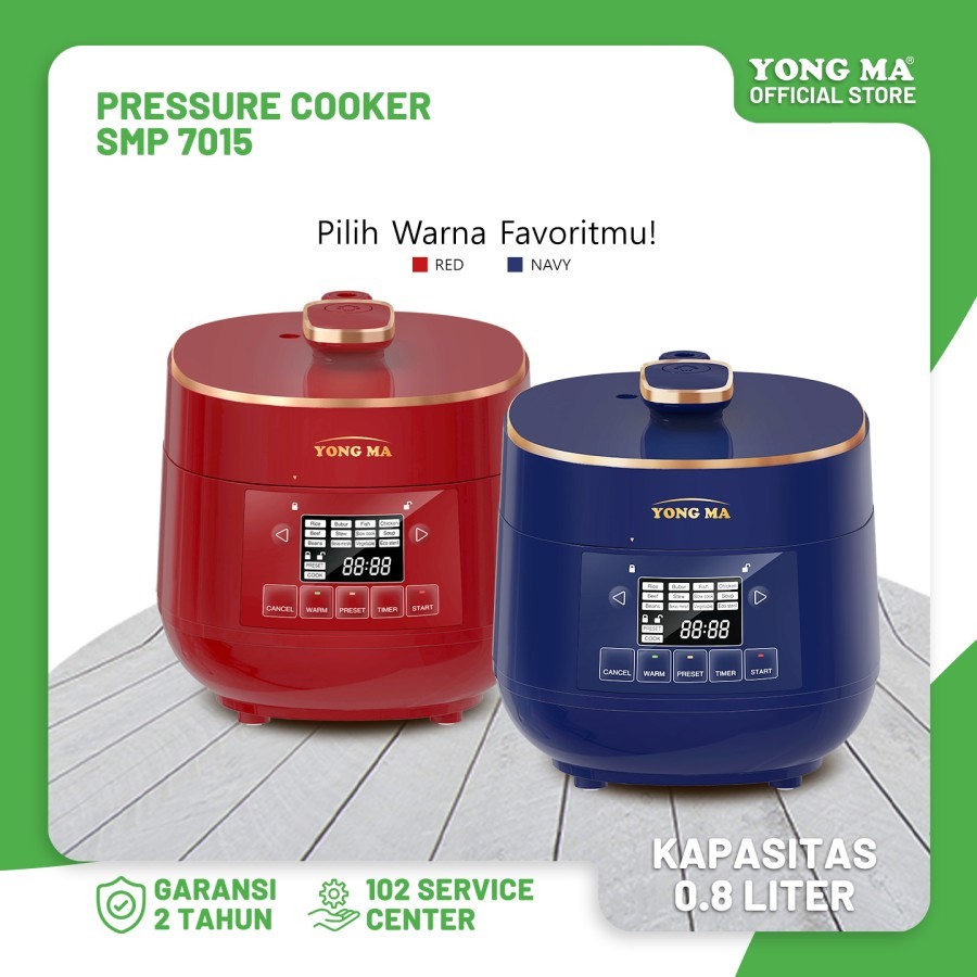 Yong Ma Digital Pressure Rice Cooker  - Magic Com Multifungsi 1.5L SMP 7015