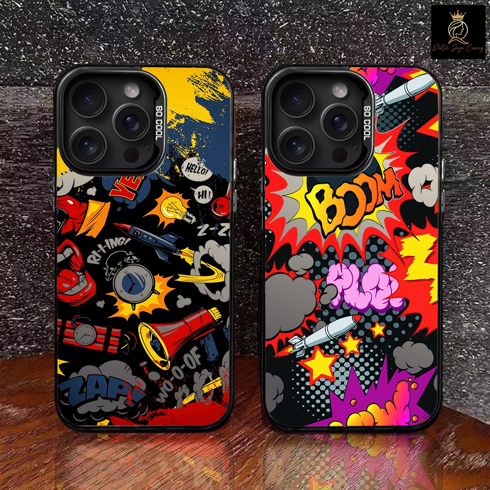 Case For All Type Oppo Grafiti Premium Matte Hard Casing Case IMD Hologram Bisa cod